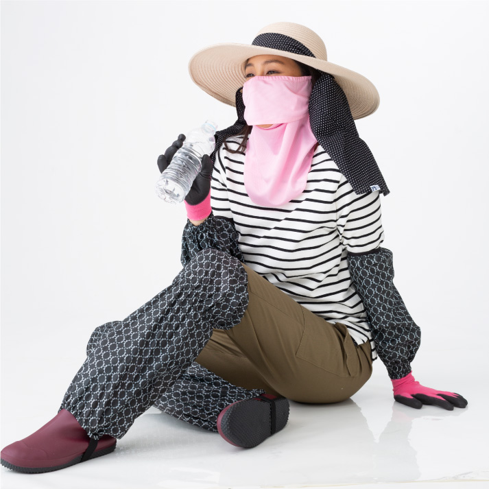 洗える麦わら風ハット