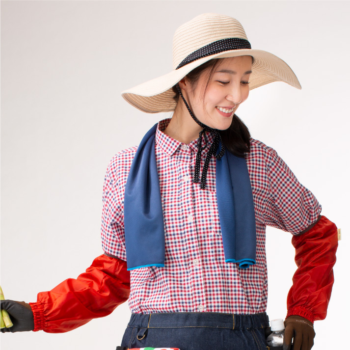 洗える麦わら風ハット2