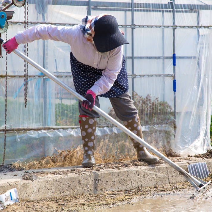 農園帽 ハーフ＆ハーフ/ブラック2