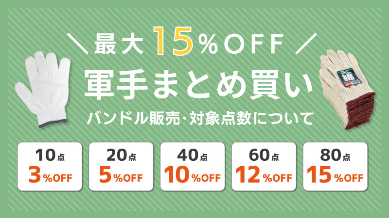 バンドル割引対象点数について