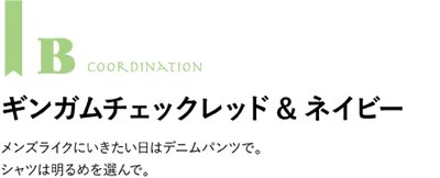 コーディネートB