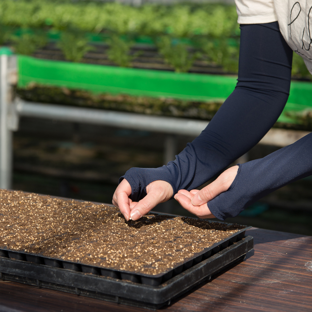 接触冷感アームカバー ロングタイプ4