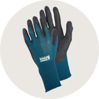 ウレタンコーティング薄手背抜き手袋 フィット