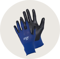 ウレタンコーティング薄手背抜き手袋 フィット