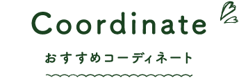 おすすめｺｰﾃﾞｨﾈｰﾄ