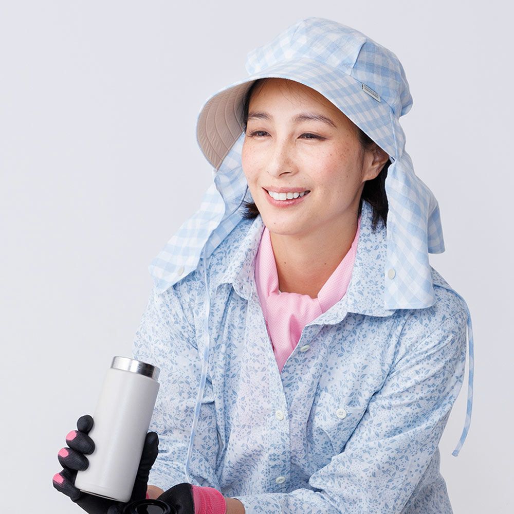ふわっと涼しい帽（NS-135） （帽子）| 畑のしごと服専門オンライン