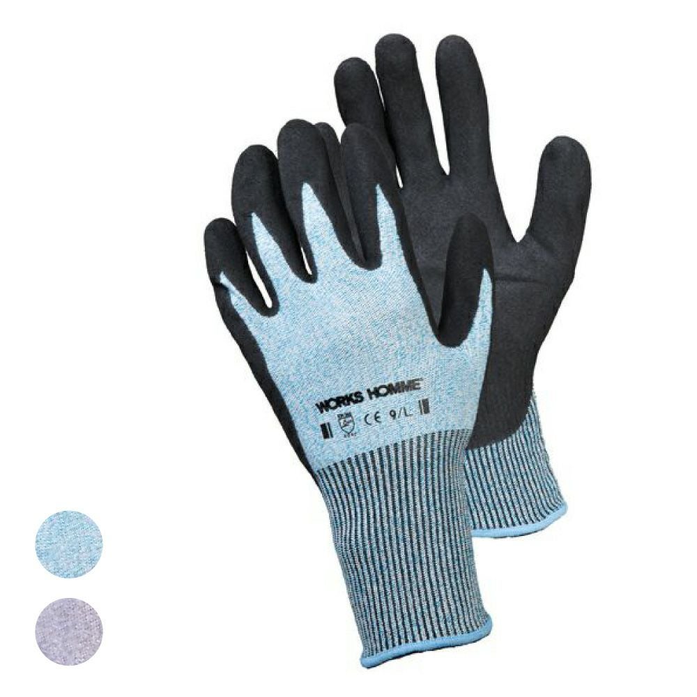 安全手袋（耐切創レベル3/ニトリルコーティング） （手袋-靴下-腕・足