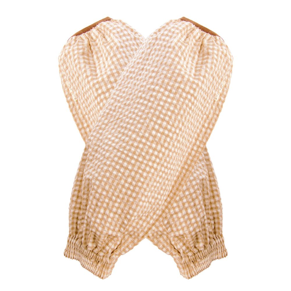 チェックベージュ