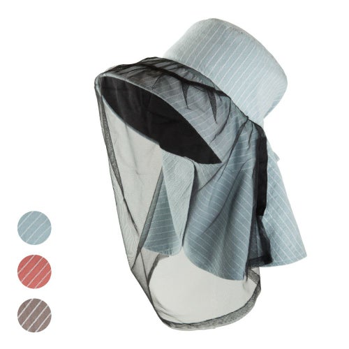 しまえるネット付き虫よけ帽（のらスタイル・畑乃家）