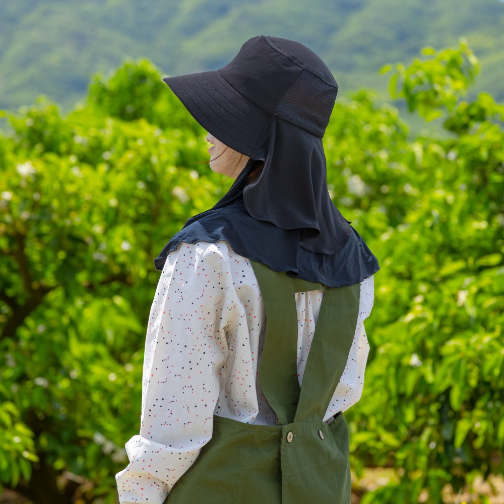 クールネックひんやり帽子（LA-134） （帽子）| 畑のしごと服専門