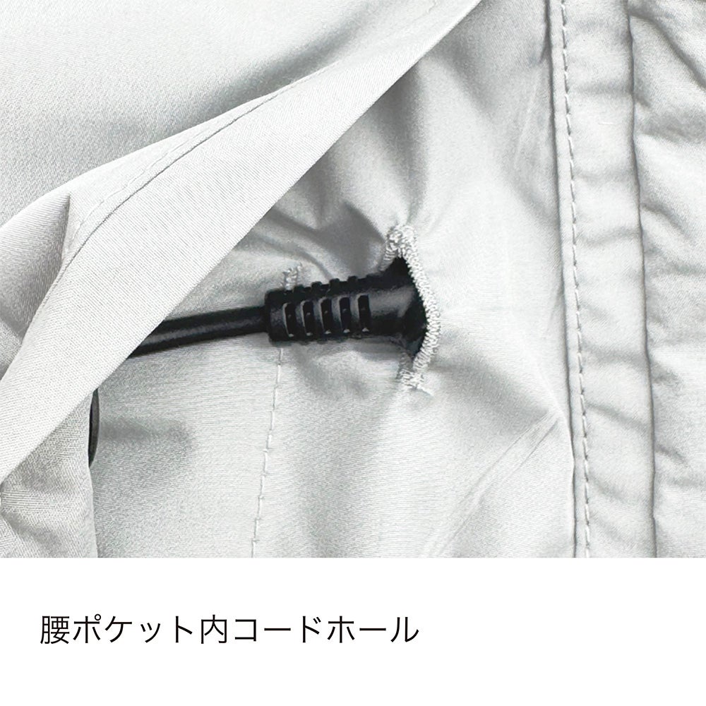 作業ウェアPUMA エアツイスト ファン装着ウェア フーディーベスト (AT-8022N)